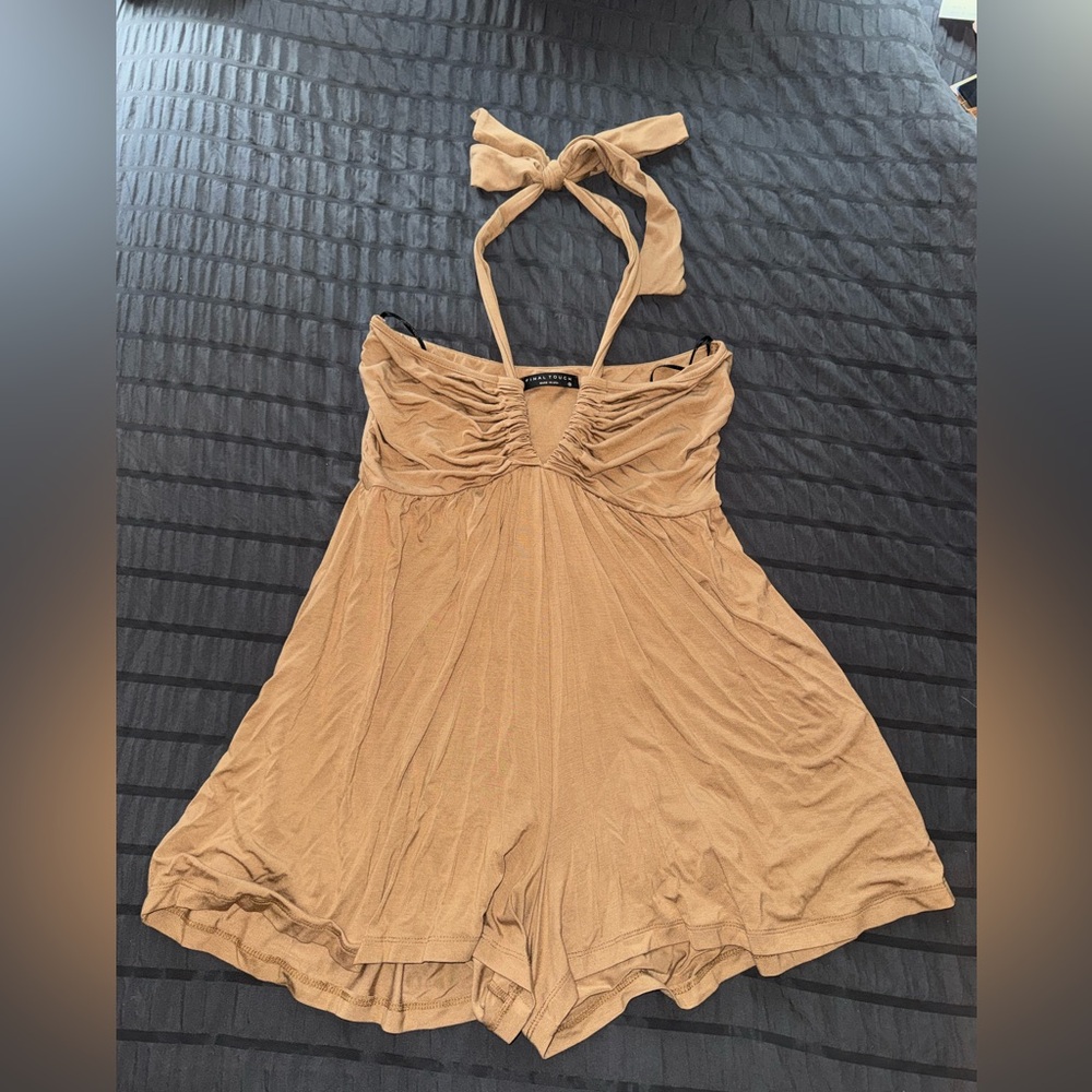Final Touch Modal Halter Romper